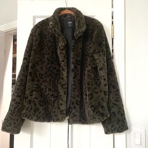 NWT Cisono faux fur jacket